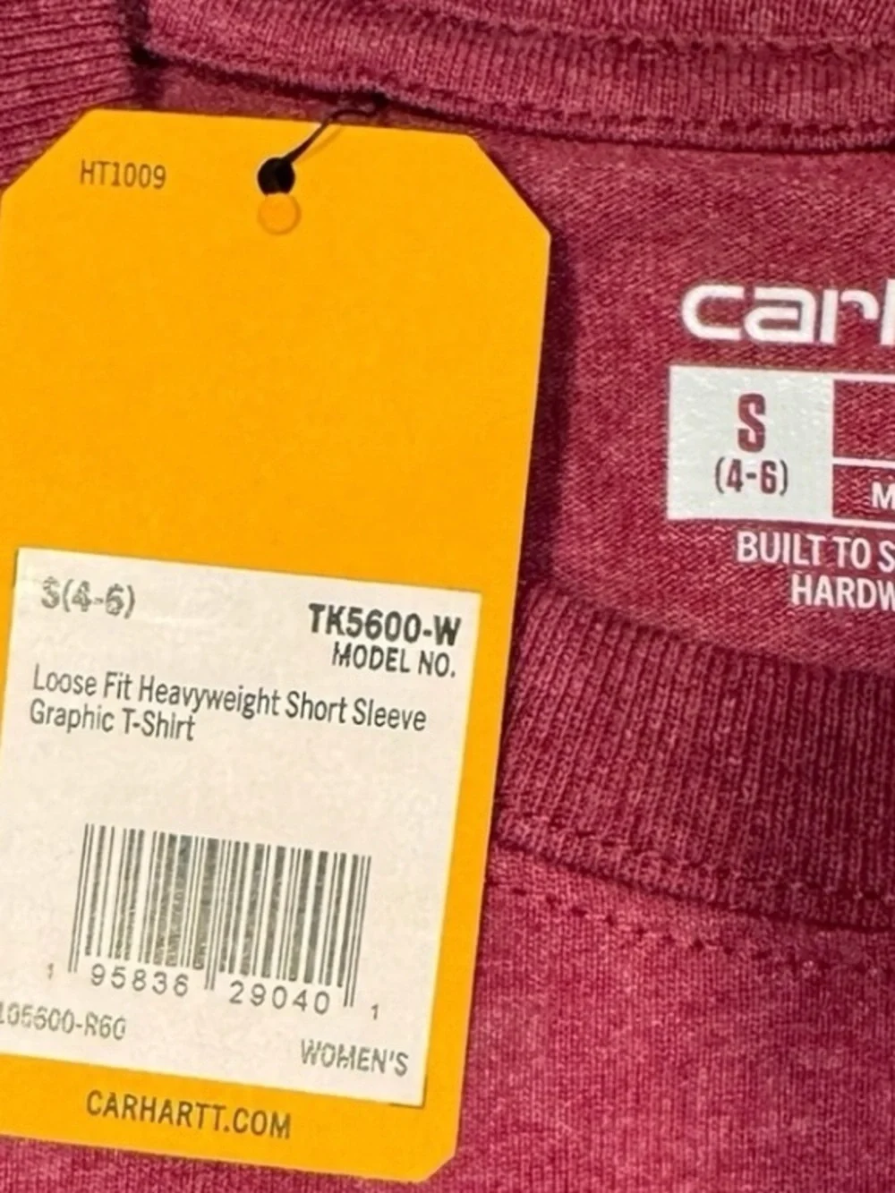 CARHARTT Loose Fit Heavyweight Short Sleeve Graphic T Shirt NWT Small
